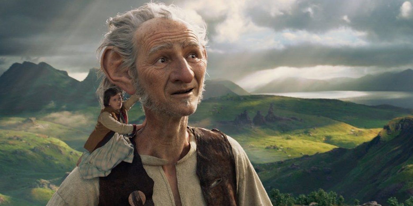 The BFG with Sophie on his shoulder-1